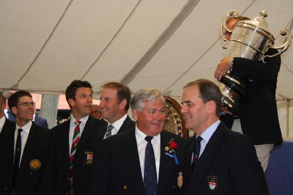 Prize-Giving at the Imperial Meeting. Stock Exchange chairman Brian Cudby.