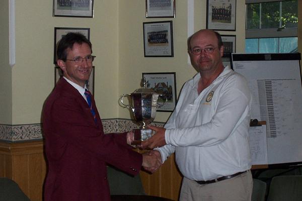 Nick Brazier and Paul Charlton of the Stock Exchange Rifle Club.